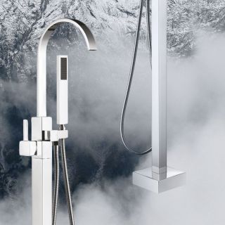 Напольный смеситель для ванны Swedbe Spira 4003 хром